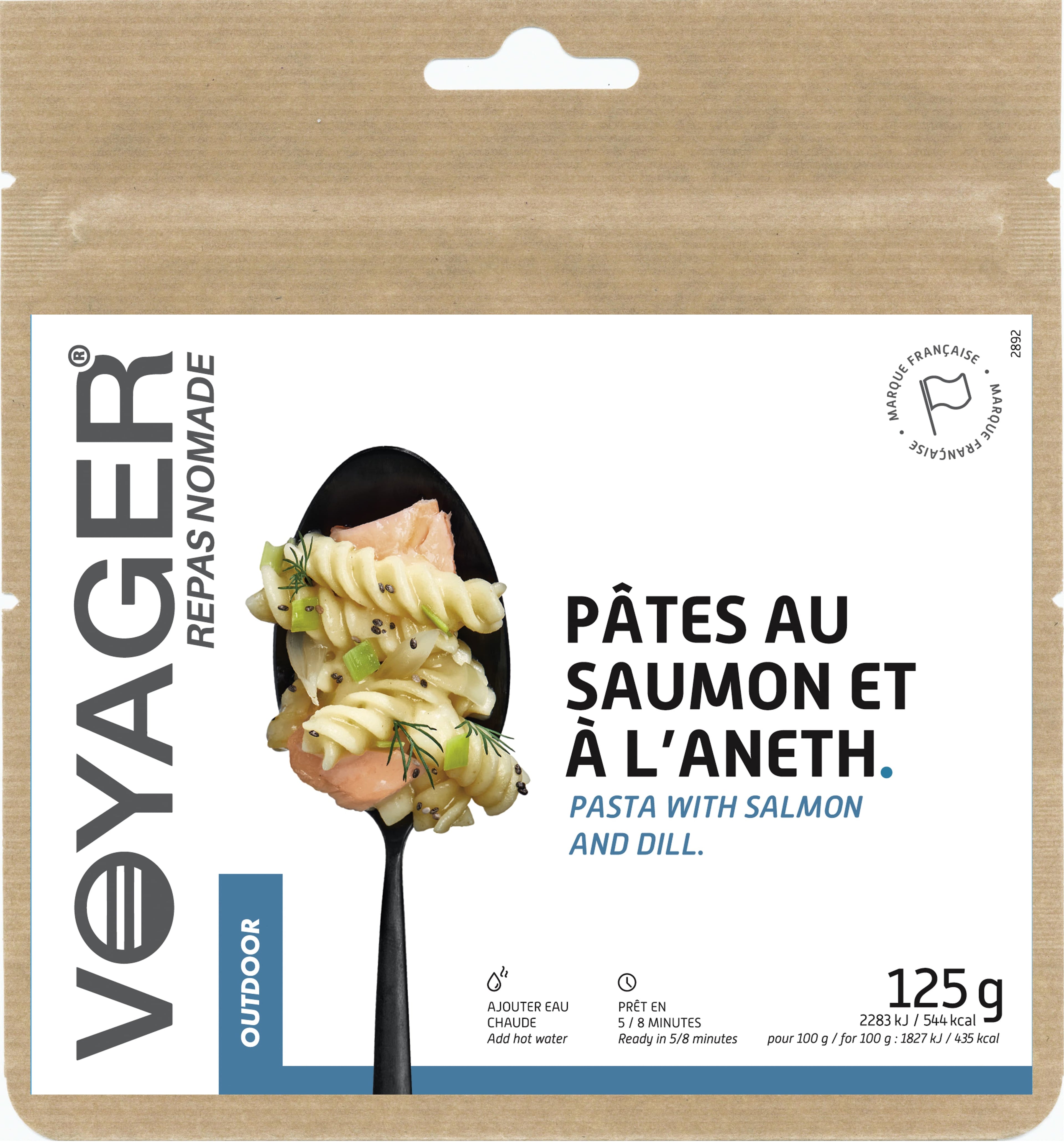 Pâtes au saumon et à l'aneth
