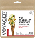 Wok de nouilles asiatiques et poulet