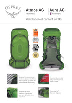 Sac à dos Aura AG 50L